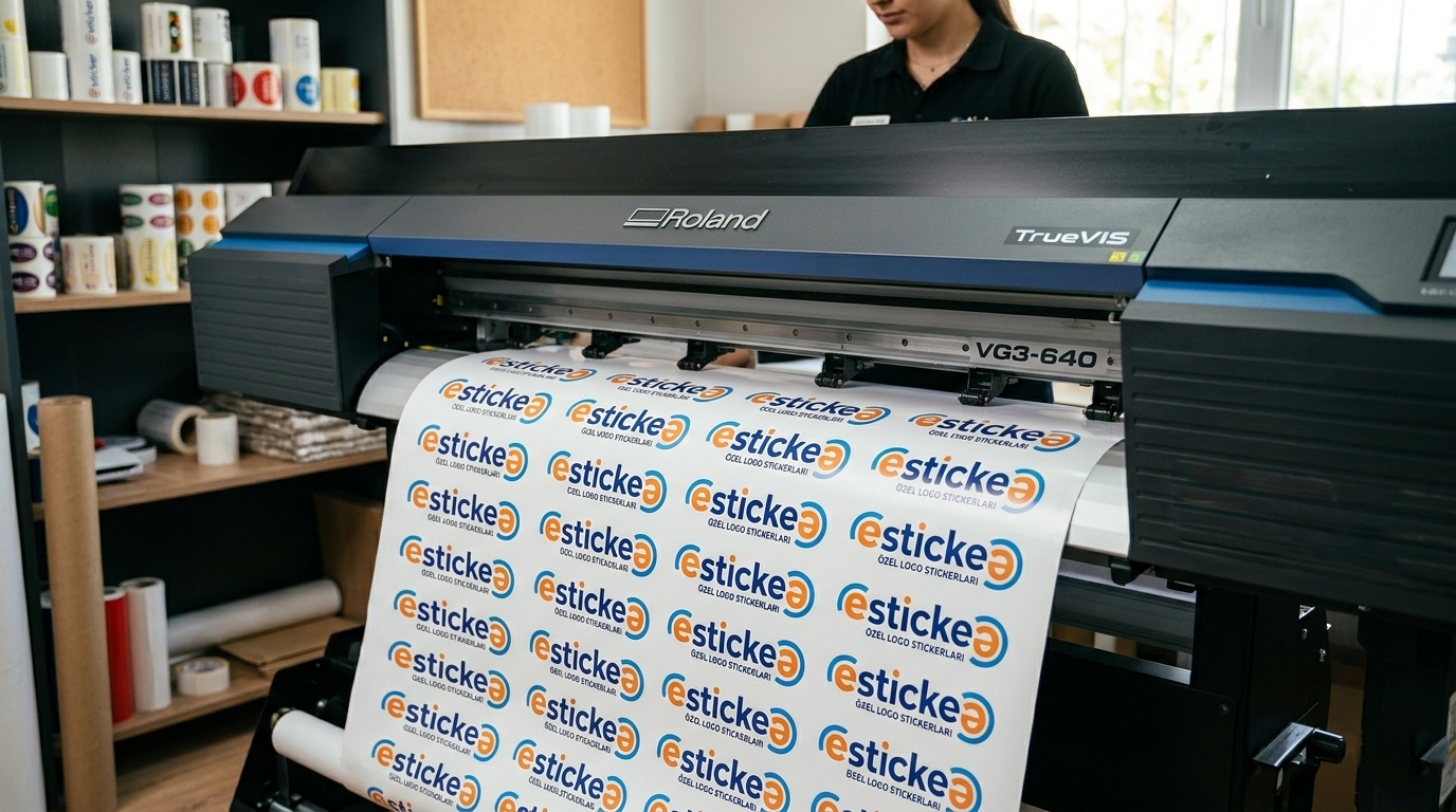 Profesyonel Sticker Baskı İstasyonu
